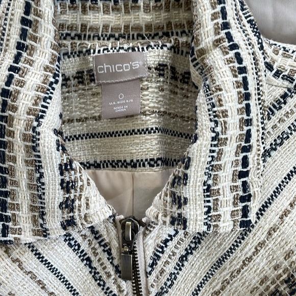 Chico’s zippered blazer - Picture 3 of 6